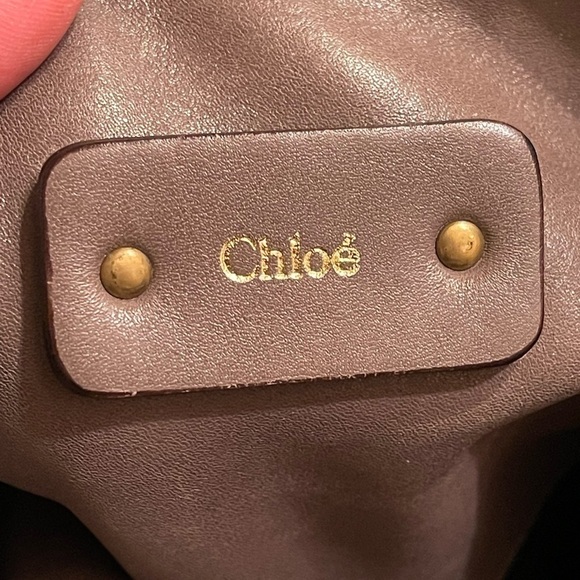 Chloe - Joan Bucket Bag Taupe Python Leather AUTHENTIC Rare 2000 Vintage - Picture 8 of 16